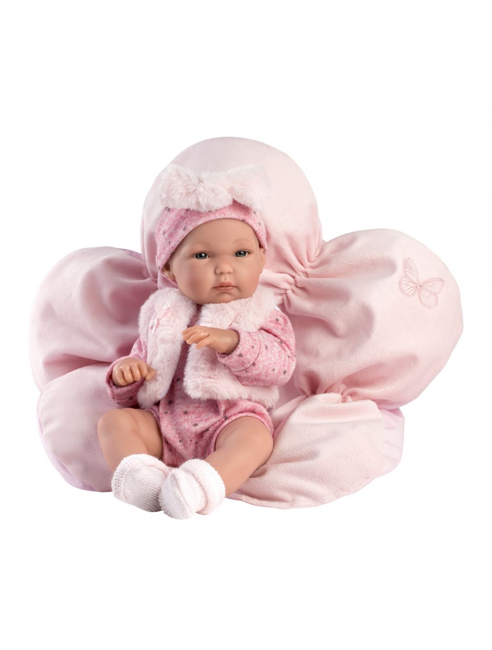 Llorens 63592 Lalka winylowa bobas 35 cm Bimba z podusią