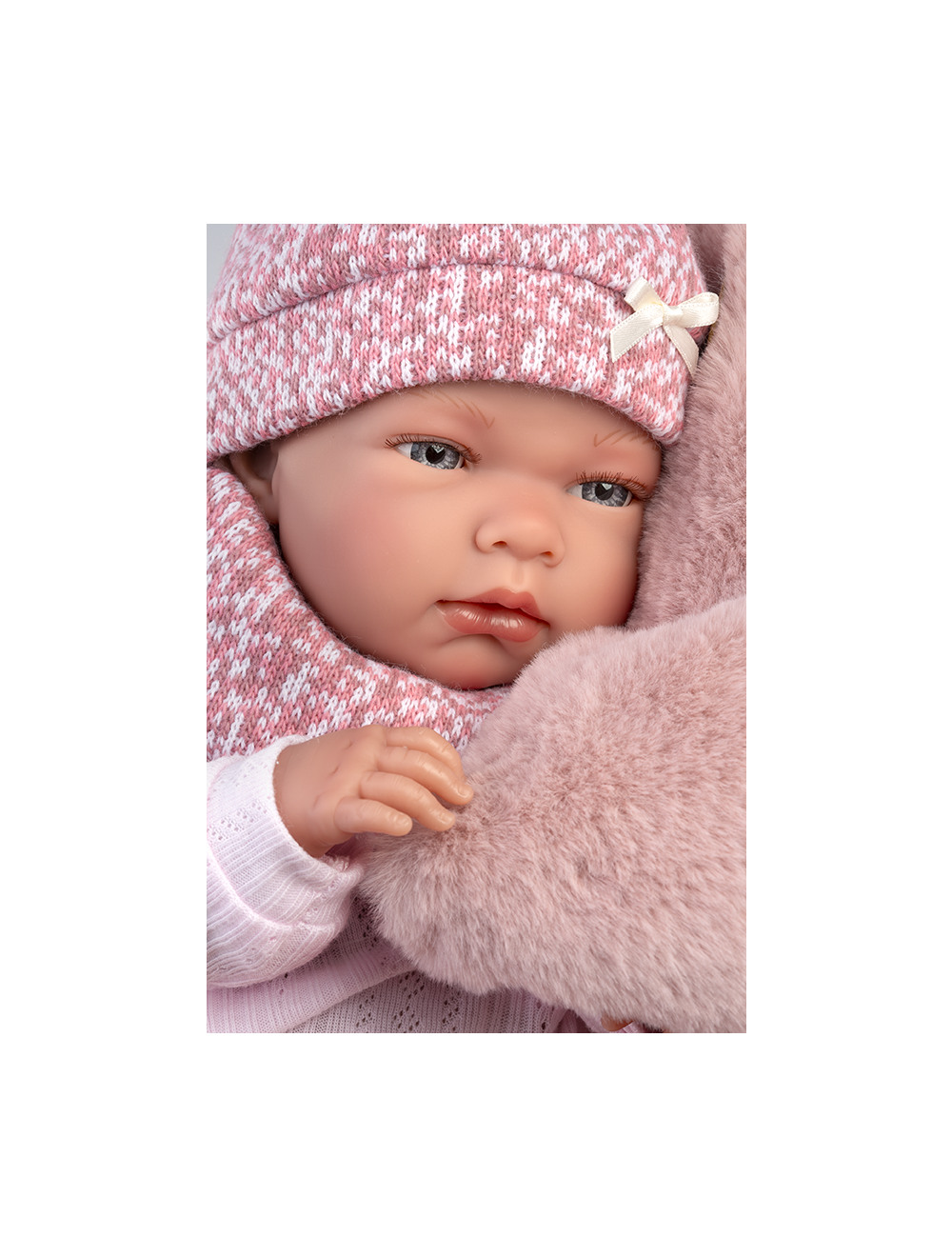 Llorens 73826 Lalka Nica w różowym śpiworku