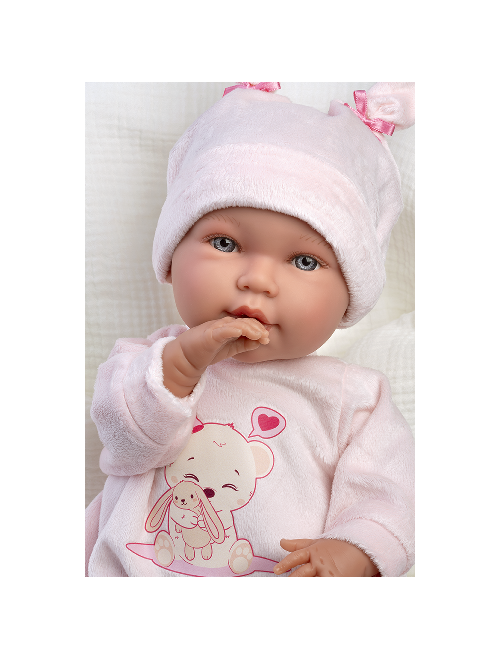 Llorens 74144 Lalka Abril 42 cm w śpiworku