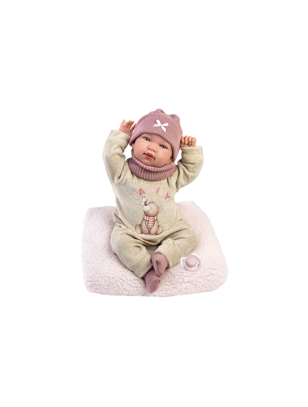 Llorens 84488 Lalka bobas Tina 44 cm płacząca