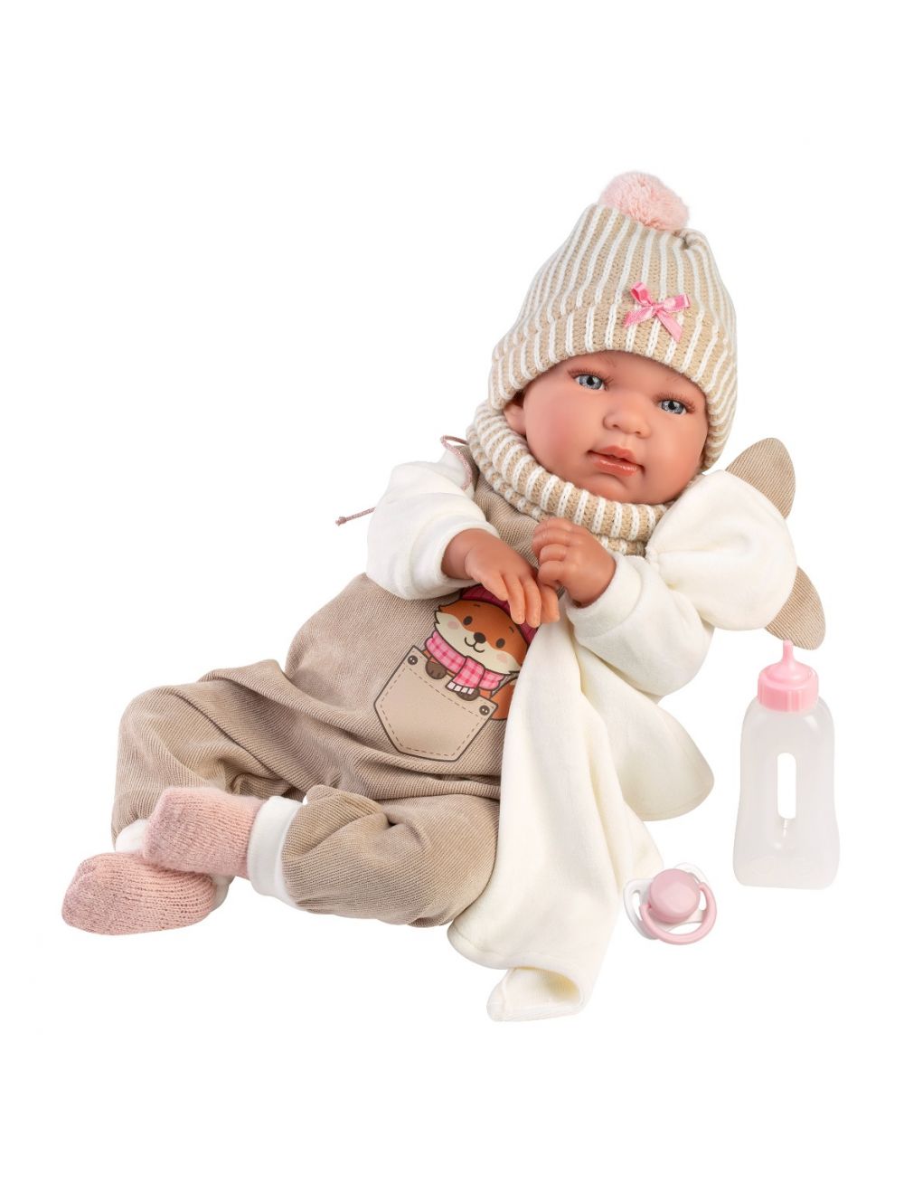 Llorens 84490 Lalka bobas Tina 44 cm płacząca