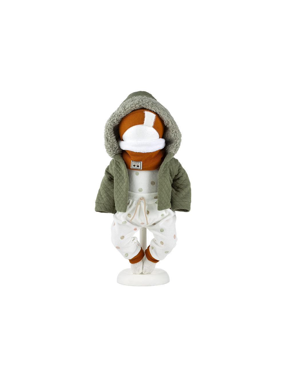 V9-84465 Ubranka i akcesoria dla bobasa o rozmiarze 44 cm