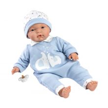Llorens 13847 Lalka Bobas 38 cm Joel z miękkim brzuszkiem chłopiec