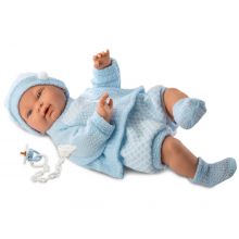 Llorens 45023 Lalka winylowa bobas 45 cm Hugo w ubranku