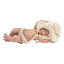 Llorens 63203 Lalka winylowa Mini Baby Śpioszek 30 cm 