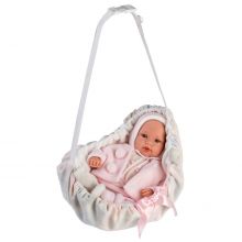 Llorens 63640 Lalka bobas z nosidełkiem 36 cm