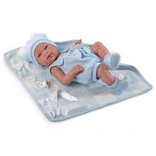 LLORENS Lalka Nico w niebieskim kostiumie  38 cm