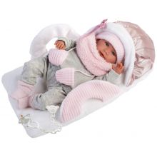 Llorens 74004 Lalka bobas płacząca 42 cm Mimi nosidełkiem