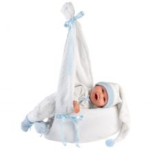Llorens 74005 Lalka Śmiejący się bobas Mimo 42 cm
