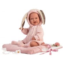 Llorens 74010 Lalka Śmiejący się bobas Mimi 42 cm
