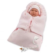 Llorens 74040 Lalka bobas płacząca Heidi 42 cm Słodka minka