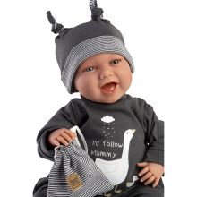 Llorens 74107 Lalka bobas śmiejący Mimo 42 cm 