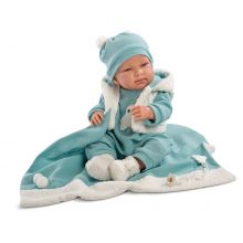 LLORENS Lalka Tino w niebieskim kostiumie 43 cm