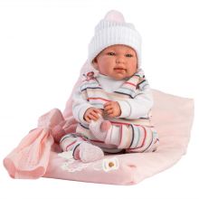 Llorens 84448 Lalka Bobas płaczący Tina 44 cm
