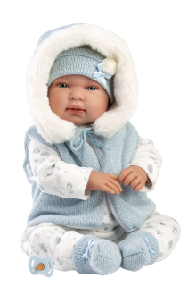 Llorens 84485 Lalka bobas śmiejąca się 44 cm Tino