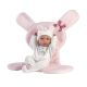 Llorens 63598 Lalka winylowa bobas 35 cm Bimba z różową  podusią