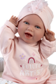 Llorens 74122 Lalka bobas śmiejąca się Mimi 42 cm z kokonem
