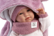 Llorens 74130 Lalka bobas płacząca Mimi 42 cm z kocyko-przewijakiem